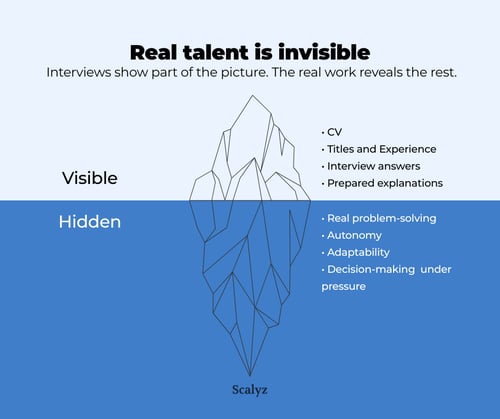 Iceberg - Real talent is invisible - Scalyz
